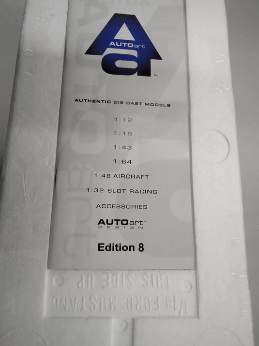 AUTOart 1/18 FORD MUSTANG MACH 1 FASTBACK (Red)– Used