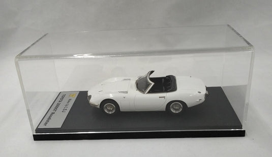 MAKE UP 1/43 PEGASUS WHITE TOYOTA 2000GT ROADSTER– Used