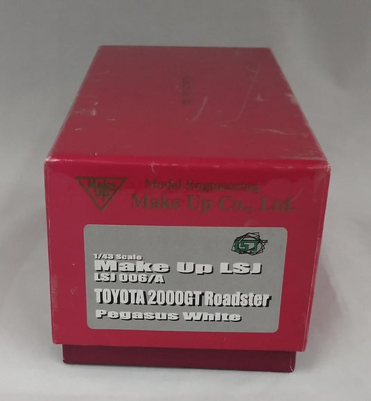 MAKE UP 1/43 PEGASUS WHITE TOYOTA 2000GT ROADSTER– Used