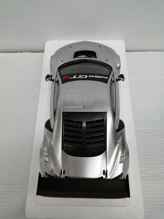 AUTOart HONDA NSX GT3 Silver 1/18 Scale Model Car– Used