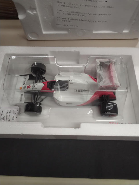 TSM MODEL 1/18 McLaren MP4/6 1991 Japan GP Winner– Used