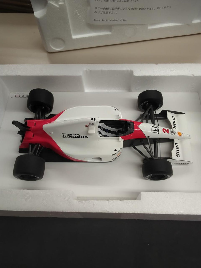 Cargue la imagen en el visor de la galería, TSM MODEL 1/18 McLaren MP4/6 1991 Japan GP Winner– Used
