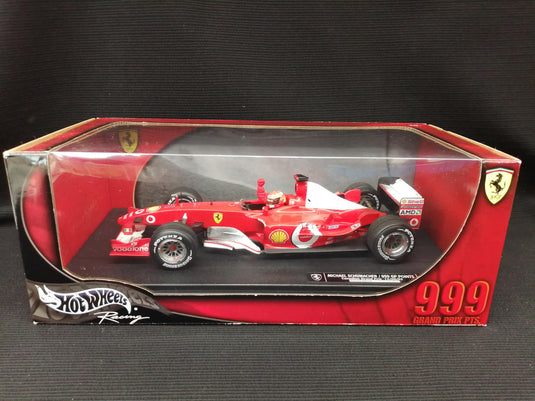 Hot Wheels MICHAEL SCHUMACHER 999 GP POINTS 1/18 Scale Car– Used