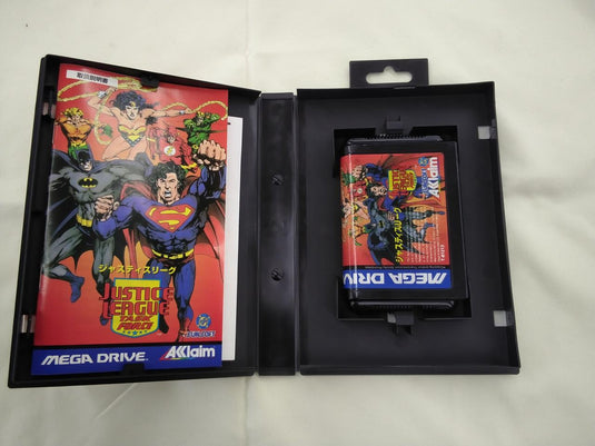 ACCLAIM JAPAN JUSTICE LEAGUE Mega Drive soft Japanese Version -Used
