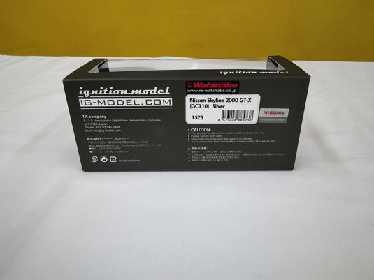 Ignition Model 1/43 Nissan Skyline 2000 GT-X Diecast Car– Used