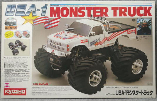 KYOSHO USA-1 Monster Truck 1/10 RC Car - Used