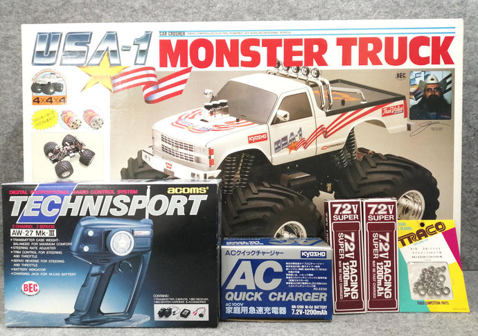 KYOSHO USA-1 Monster Truck 1/10 RC Car - Used