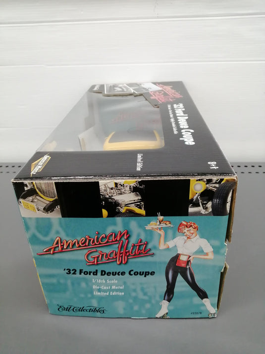 AMERICAN MUSCLE '32 FORD DEUCE COUPE 1/18 Scale Model Car– Used