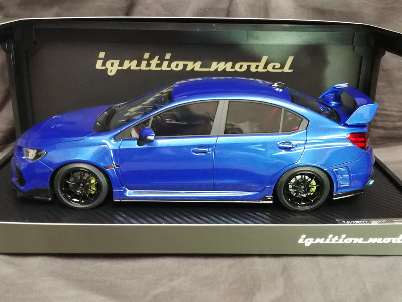 Carica immagine in Galleria Viewer, Ignition Model 1/18 Subaru WRX STI (CBA-VAB) Blue Metallic
