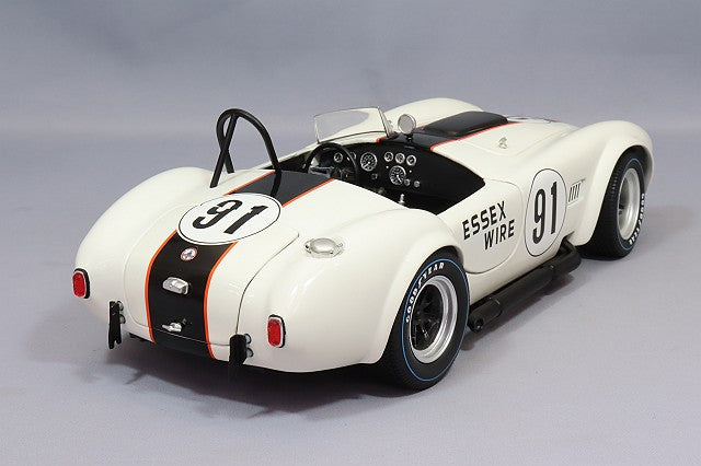Carica immagine in Galleria Viewer, Kyosho 1/18 Shelby Cobra 427 S/C &quot;ESSEX WIRE&quot; #91 White / Dark Blue
