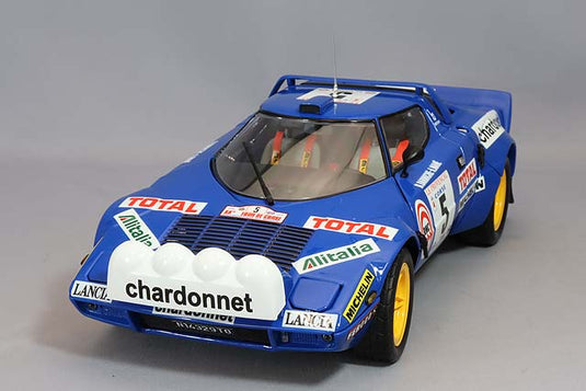 Kyosho 1/18 Lancia Stratos HF 1976 Tour de Corse Rally 2nd #5 B. Darniche / A. Mahé