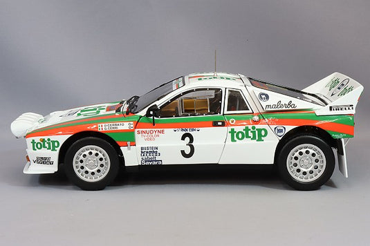 Kyosho 1/18 Lancia Rally 037 1985 Elba Rally Winner #3 D. Cerrato / G. Cerri