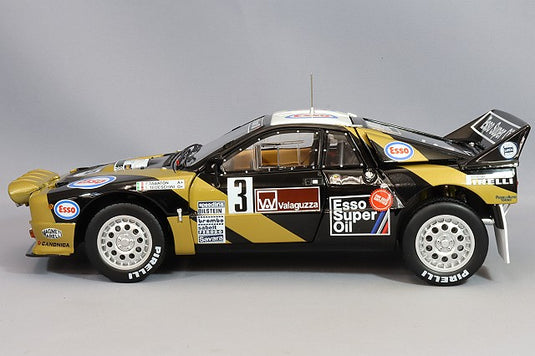 Kyosho 1/18 Lancia Rally 037 1985 Targa Florio Rally 2nd #3 F. Tabaton / L. Tedeschini
