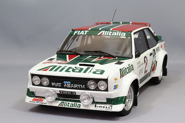 Kyosho 1/18 Fiat 131 Abarth 1978 Monte Carlo Rally 4th #2 W. Röhrl / C. Geistdörfer