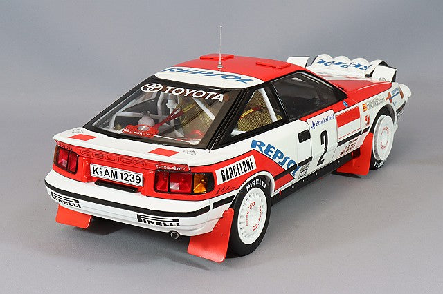 Carica immagine in Galleria Viewer, Kyosho 1/18 Toyota Celica GT-FOUR (ST165) 1991 Monte Carlo Rally Winner #2 C. Sainz / L. Moya
