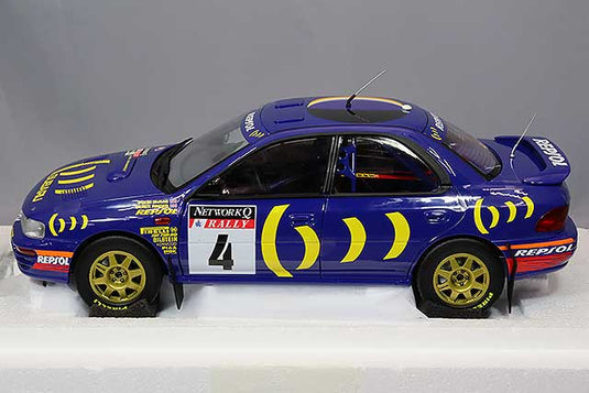 Kyosho 1/18 Subaru Impreza 1994 RAC Rally Winner #4 C. McRae / D. Ringer