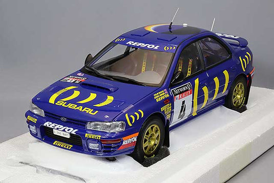 Kyosho 1/18 Subaru Impreza 1994 RAC Rally Winner #4 C. McRae / D. Ringer