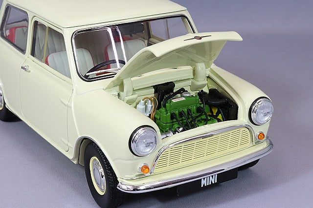 Load image into Gallery viewer, Kyosho 1/18 Morris Mini Mk.1 1959 Old English White

