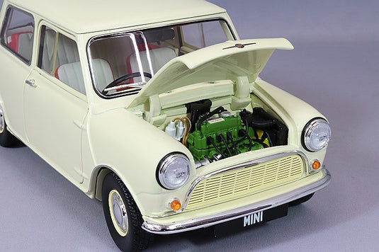 Kyosho 1/18 Morris Mini Mk.1 1959 Old English White