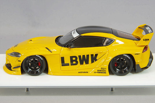 EIDOLON 1/43 LB-WORKS GR Supra 6-Spoke Wheels Lightning Yellow
