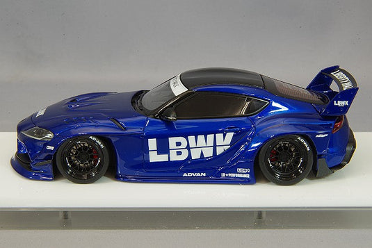 EIDOLON 1/43 LB-WORKS GR Supra Candy Blue / LD97 Wheels