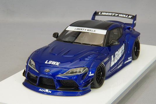 EIDOLON 1/43 LB-WORKS GR Supra Candy Blue / LD97 Wheels