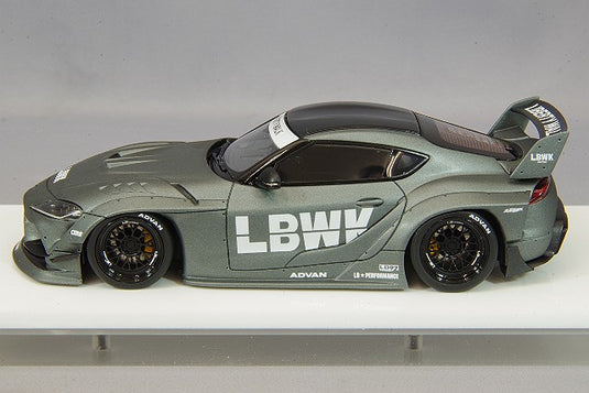 EIDOLON 1/43 LB-WORKS GR Supra Matt Storm Gray / LD97 Wheels