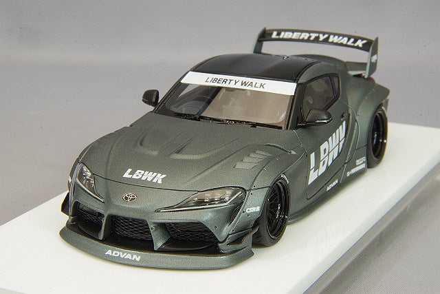 EIDOLON 1/43 LB-WORKS GR Supra Matt Storm Gray / LD97 Wheels