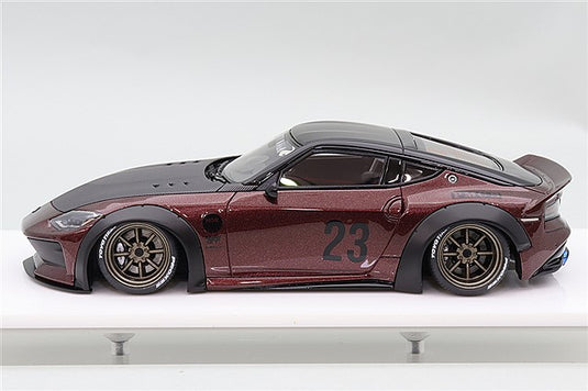 EIDOLON 1/43 LB-Nation Fairlady Z (RZ34) Burgundy / RS Watanabe 8-Spoke Wheels