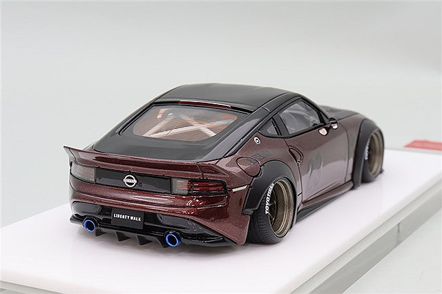 Cargue la imagen en el visor de la galería, EIDOLON 1/43 LB-Nation Fairlady Z (RZ34) Burgundy / RS Watanabe 8-Spoke Wheels
