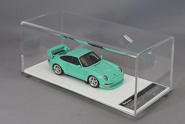 Cargue la imagen en el visor de la galería, VISION 1/43 Porsche 911 (993) Carrera RS 1995 (Japan Spec) Mint Green
