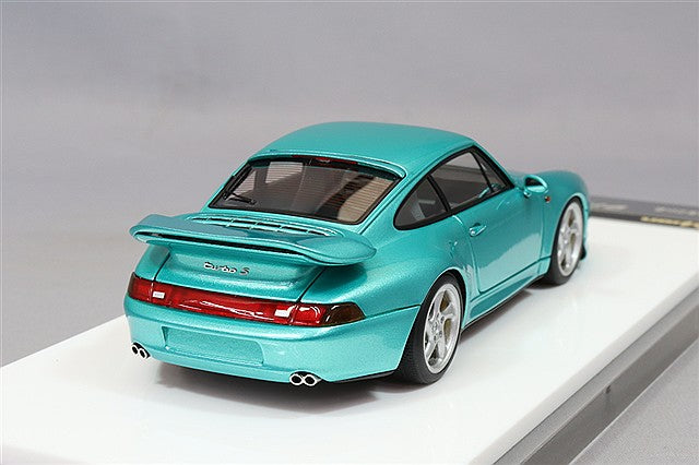Cargue la imagen en el visor de la galería, VISION 1/43 Porsche 911 (993) Turbo S 1996 Ocean Jade Metallic
