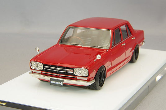 VISION 1/43 Nissan Skyline 2000 GT-R (PGC10) 1969 Red / RS Watanabe 8-Spoke Wheels