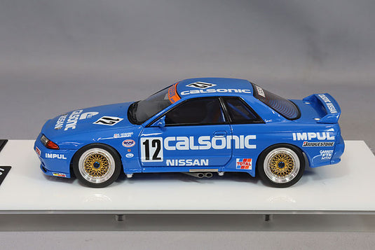 VISION 1/43 Calsonic Skyline GT-R (Gr.A) 1990 JTC Nishi-Nippon Circuit All Japan Touring Car 300km Winner #12 T. Suzuki / K. Hoshino