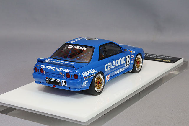 Load image into Gallery viewer, VISION 1/43 Calsonic Skyline GT-R (Gr.A) 1990 JTC Nishi-Nippon Circuit All Japan Touring Car 300km Winner #12 T. Suzuki / K. Hoshino

