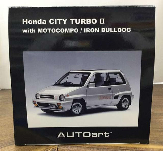 AUTOart Honda City Turbo II 1/18 Scale Model Car– Used
