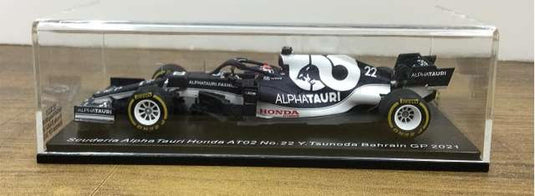 SPARK Scuderia AlphaTauri Honda AT02 1/43 Scale Car– Used