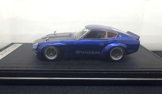IGNITION MODEL PANDEM S30 Z Blue Metallic 1/43 Scale Car– Used