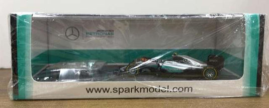 SPARK S5025 Mercedes F1 W07 Hybrid 2016 1/43 Scale Car– Used