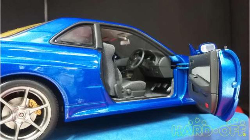 Cargue la imagen en el visor de la galería, AUTOart 77335 Nissan Skyline GT-R (R34) V-SPEC II 1/18 Scale Car– Used
