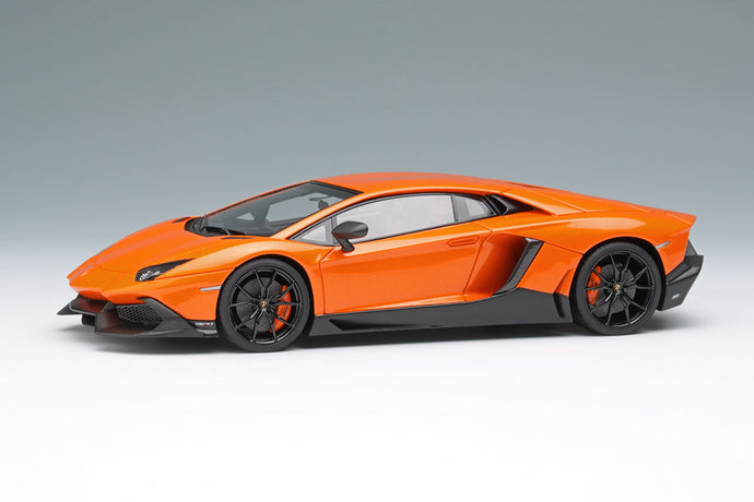 EIDOLON EM285L Lamborghini Aventador LP720-4 50°Anniversario 2013 Arancio Atlas Limited 60pcs Make Up 1/43 EM285L