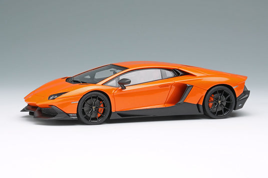 EIDOLON EM285L Lamborghini Aventador LP720-4 50°Anniversario 2013 Arancio Atlas Limited 60pcs Make Up 1/43 EM285L