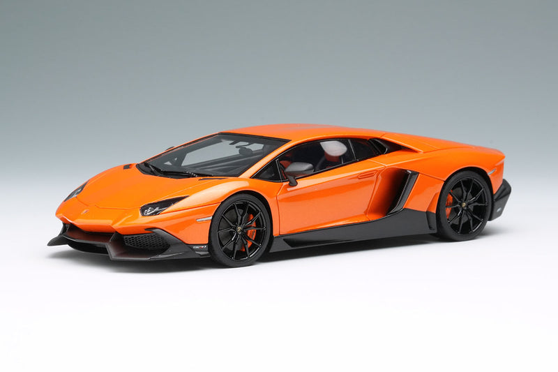 Laden Sie das Bild in Galerie -Viewer, EIDOLON EM285L Lamborghini Aventador LP720-4 50°Anniversario 2013 Arancio Atlas Limited 60pcs Make Up 1/43 EM285L
