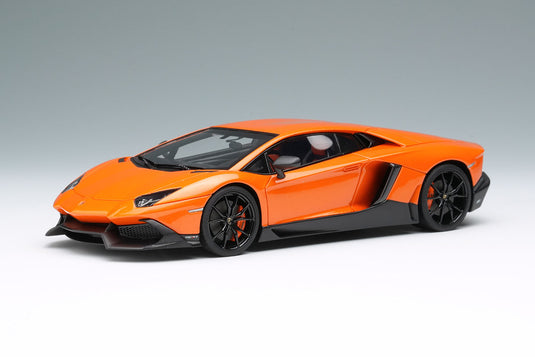 EIDOLON EM285L Lamborghini Aventador LP720-4 50°Anniversario 2013 Arancio Atlas Limited 60pcs Make Up 1/43 EM285L