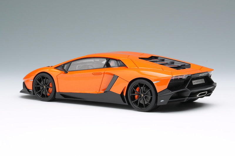 Laden Sie das Bild in Galerie -Viewer, EIDOLON EM285L Lamborghini Aventador LP720-4 50°Anniversario 2013 Arancio Atlas Limited 60pcs Make Up 1/43 EM285L
