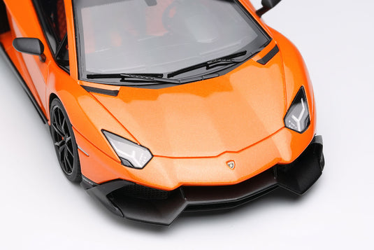 EIDOLON EM285L Lamborghini Aventador LP720-4 50°Anniversario 2013 Arancio Atlas Limited 60pcs Make Up 1/43 EM285L