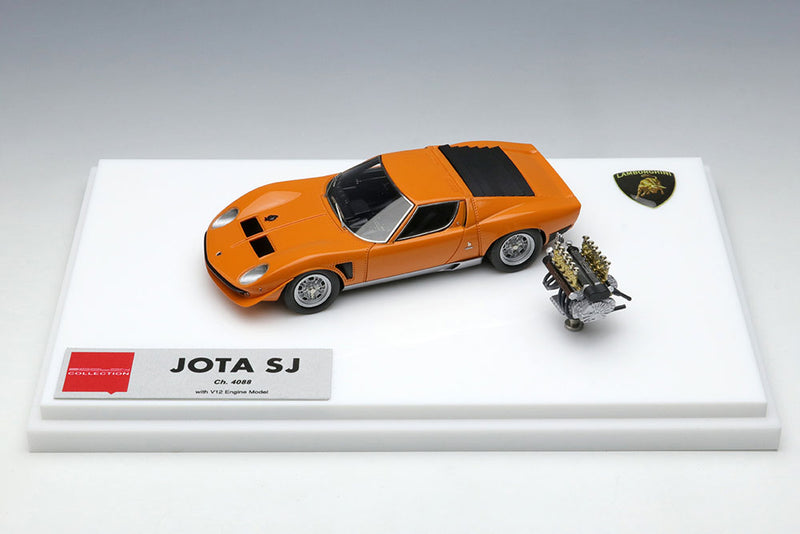 Chargez l&#39;image dans la visionneuse de la galerie, EIDOLON 1/43 EM331SP Lamborghini Jota SJ #4088 with V12 Engine  Limited 100pcs
