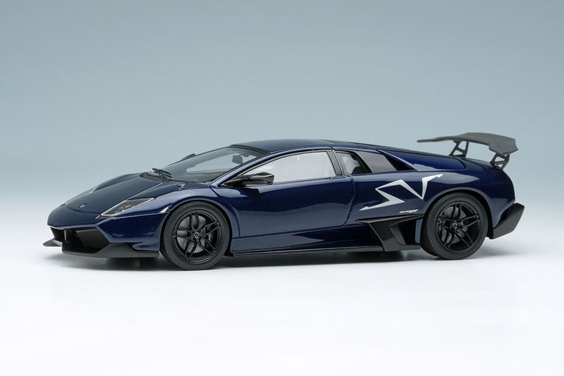 Chargez l&#39;image dans la visionneuse de la galerie, EIDOLON 1/43 EM336R Lamborghini Murcielago LP670-4 Super Veloce 2009 Blu Fontus Limited 50pcs
