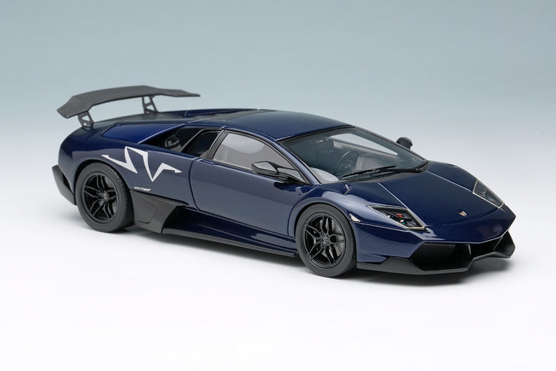 Chargez l&#39;image dans la visionneuse de la galerie, EIDOLON 1/43 EM336R Lamborghini Murcielago LP670-4 Super Veloce 2009 Blu Fontus Limited 50pcs
