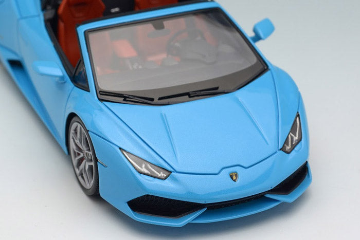 Laden Sie das Bild in Galerie -Viewer, EIDOLON EM342A1 Lamborghini Huracan LP610-4 Spider Pearl Light Blue Make Up 1/43 EM342A1
